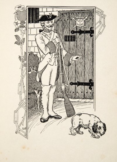Zlomené srdce, ze Sto anekdot o zvířatech, hospoda. 1924 od Percy J. Billingshurst