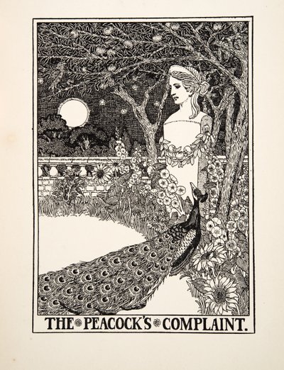 The Peacocks Complaint, from A Hundred Bajky of Ezop, pub.1903 od Percy J. Billingshurst