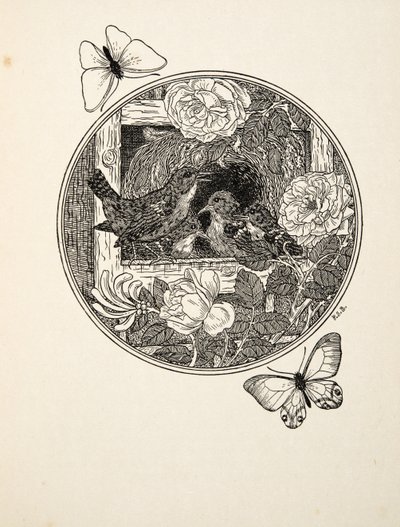 Wrens Learning to Sing, ze Sto anekdot o zvířatech, hospoda. 1924 od Percy J. Billingshurst