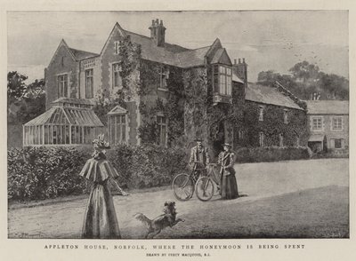 Appleton House, Norfolk, kde se tráví líbánky od Percy Macquoid
