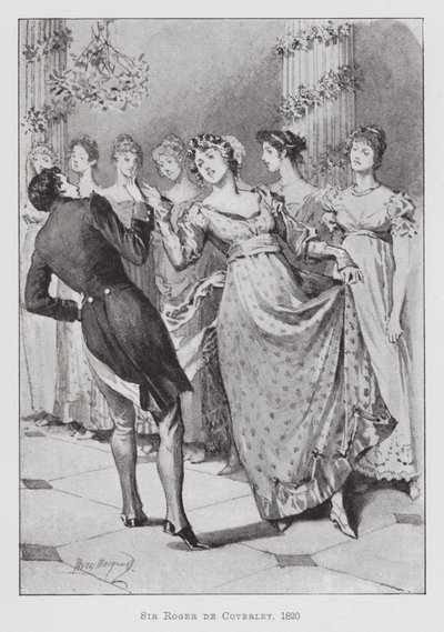 Tanec: Sir Roger de Coverley od Percy Macquoid
