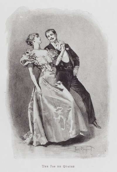 Tanec: Pas de Quatre (litho) od Percy Macquoid