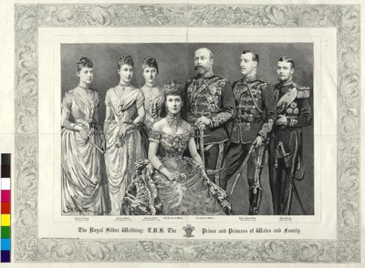 Pozdější anglický král Britská královská rodina 1888 od Percy Macquoid