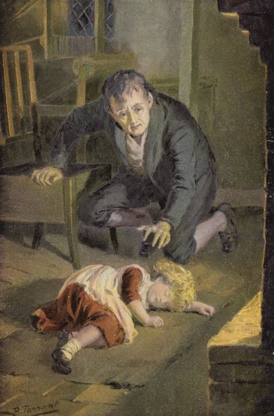 Ilustrace pro Silase Marnera od George Eliota (barevné lito) od Percy Tarrant
