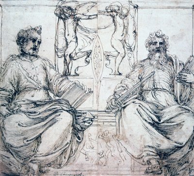 St Pierre a St Paul, 16. století. od Perino del Vaga