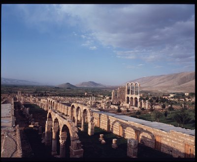 Pohled na město Anjar, 705-710 od Period Umayyad
