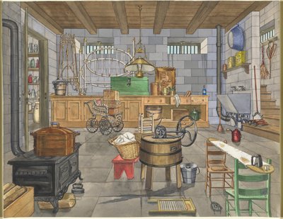 Suterén Urban House, 1910 od Perkins Harnly