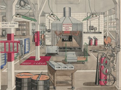 Japan Lacquer Dipping Vat, 1946. od Perkins Harnly