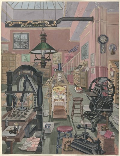 Tiskárna, 1870 od Perkins Harnly