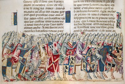 Royal 20 D. I f.221v Expedition of Xerces, ilustrace z 