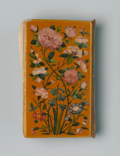 Arabská modlitební kniha, 1729 (inkoust a zlato na lakovaném papíře) od Persian School