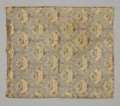 Fragment, květinové ogivální opakování od Persian School