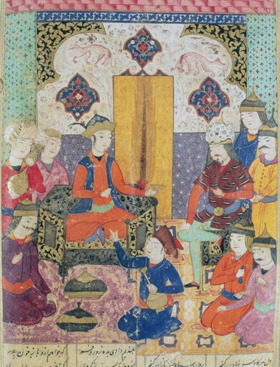 Ilustrace z Shahnamy (Knihy králů) od Abul-Qasima Manura Firdawsiho (c.934-c.1020) 1619 od Persian School