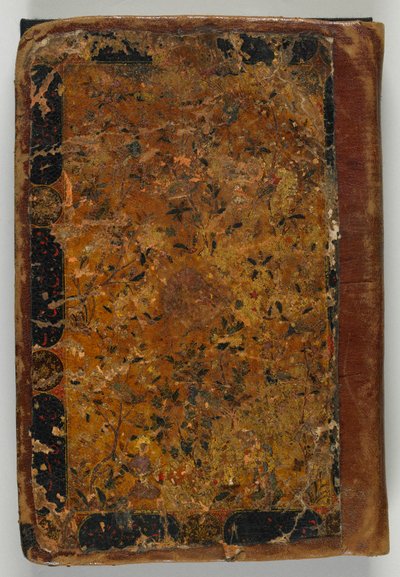 Původní vazba z S1986.44.1, možná Tabriz, Iran, Safavid period, 1549-50 (neprůhledný akvarel a lak) od Persian School