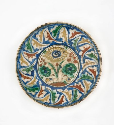 Talíř, Írán, safavidské období, konec 16.-začátek 17. století (keramika) od Persian School