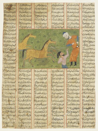 Rustam bude držet úlovek hity koně od Persian School