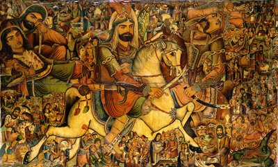 Bitva u Karbaly, 19. století od Persian School