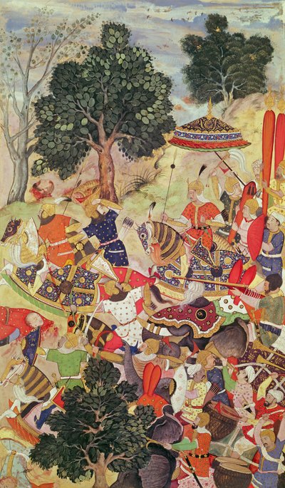 Zajetí Bakadura Khana od Persian School