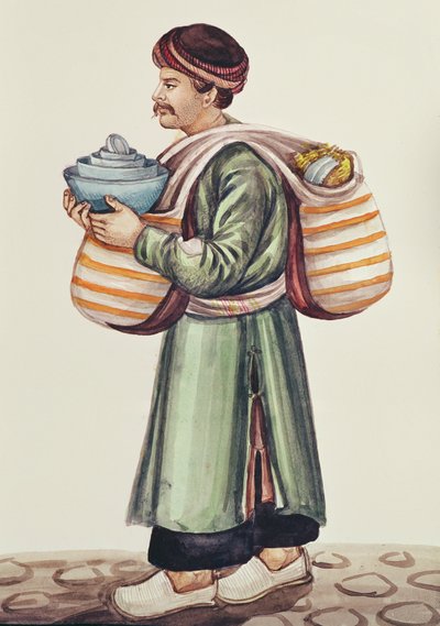 Obchodník s keramikou (wc na papíře) od Persian School