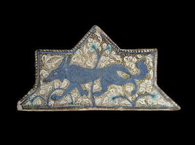 Dlaždice, Írán, dynastie Il-Khanidů, konec 13.-začátek 14. století (keramika) od Persian School