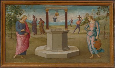 Kristus a samařská žena od Perugino