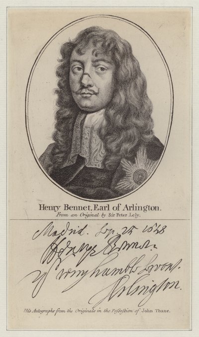 Henry Bennet od Peter (after) Lely