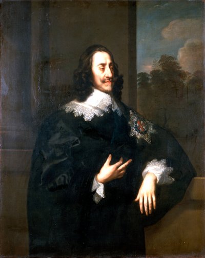 Král Karel I., kolem 1660-70 (olej na plátně) od Peter (circle of) Lely