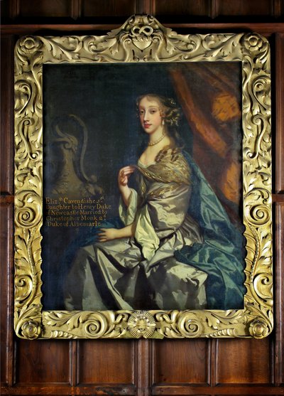 Portrét lady Elizabeth Cavendishové, vévodkyně z Albemarle a později vévodkyně z Montagu (olej na plátně) od Peter (studio of) Lely