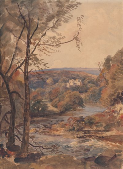 Barden Tower, Yorkshire od Peter DeWint