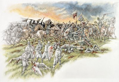 Bitva u Hastings, 1066 c1990-2010 od Peter Dunn