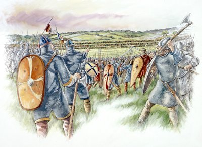 Bitva u Hastings, 1066, c1990-2010 od Peter Dunn