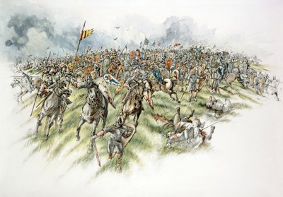 Bitva u Hastings, 1066 c1990-2010 od Peter Dunn