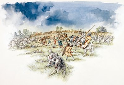 Bitva u Hastings, 1066 c1990-2010 od Peter Dunn
