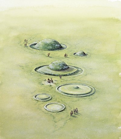 Typy mohyl z doby bronzové, doba bronzová, c1990-2010 od Peter Dunn