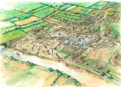 Vývoj Stourport c1809, c1980-2010 od Peter Dunn