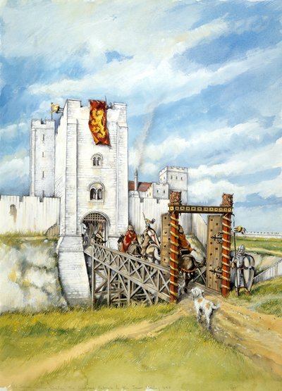 Starý Sarum, 1140, c1990-2010 od Peter Dunn