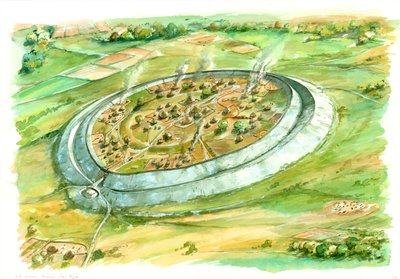 Old Sarum, doba železná, c1990-2010 od Peter Dunn