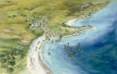 Staré město, ostrovy Scilly, 14. století, c1990-2010 od Peter Dunn