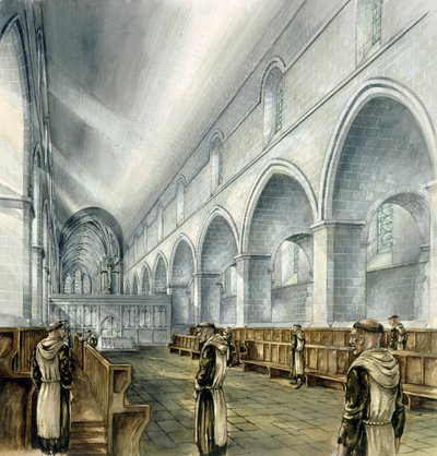 Opatství Rievaulx, 13. století, c1990-2010 od Peter Dunn
