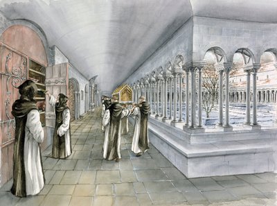 Opatství Rievaulx, 13. století, c1990-2010 od Peter Dunn
