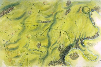 Krajina Stonehenge, c17. století před naším letopočtem, c1990-2010 od Peter Dunn