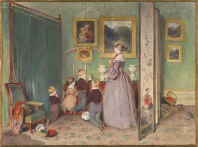 Večerní modlitba Arcivévodkyně Sophie s dětmi, 1839 od Peter Fendi
