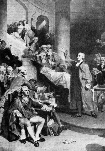 Patrick Henry 1736-1799, americký revolucionář, 1775 1935. od Peter Frederick Rothermel
