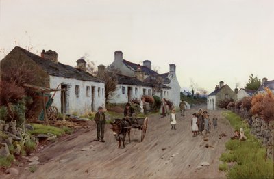 A Welsh Village – Evening, about 1890-1910 (Watercolour and gouache)   1426899   cs       czech Successfully Translated  Original: Miniature from a manuscript of the Roman de la Rose by Guillaume de Lorris and Jean de Meun, 1353 Translat: Miniature from a  od Peter Ghent