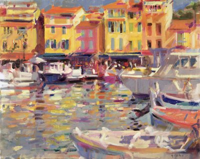 Přístav v Cassis od Peter Graham (Contemporary)