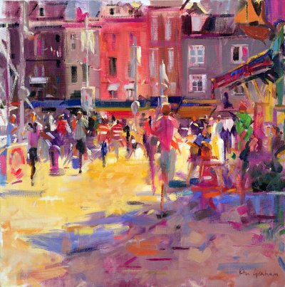 Honfleurská promenáda od Peter Graham (Contemporary)