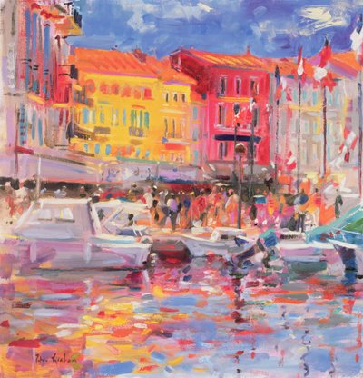 Přístav St Tropez, 2002 od Peter Graham (Contemporary)