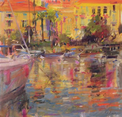 Riviera Moorings od Peter Graham (Contemporary)