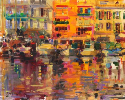 Léto na Riviéře od Peter Graham (Contemporary)