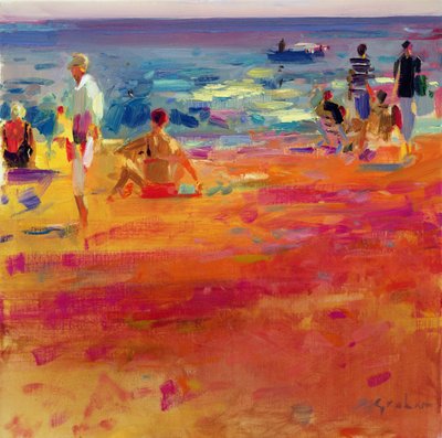 Scene de Plage od Peter Graham (Contemporary)